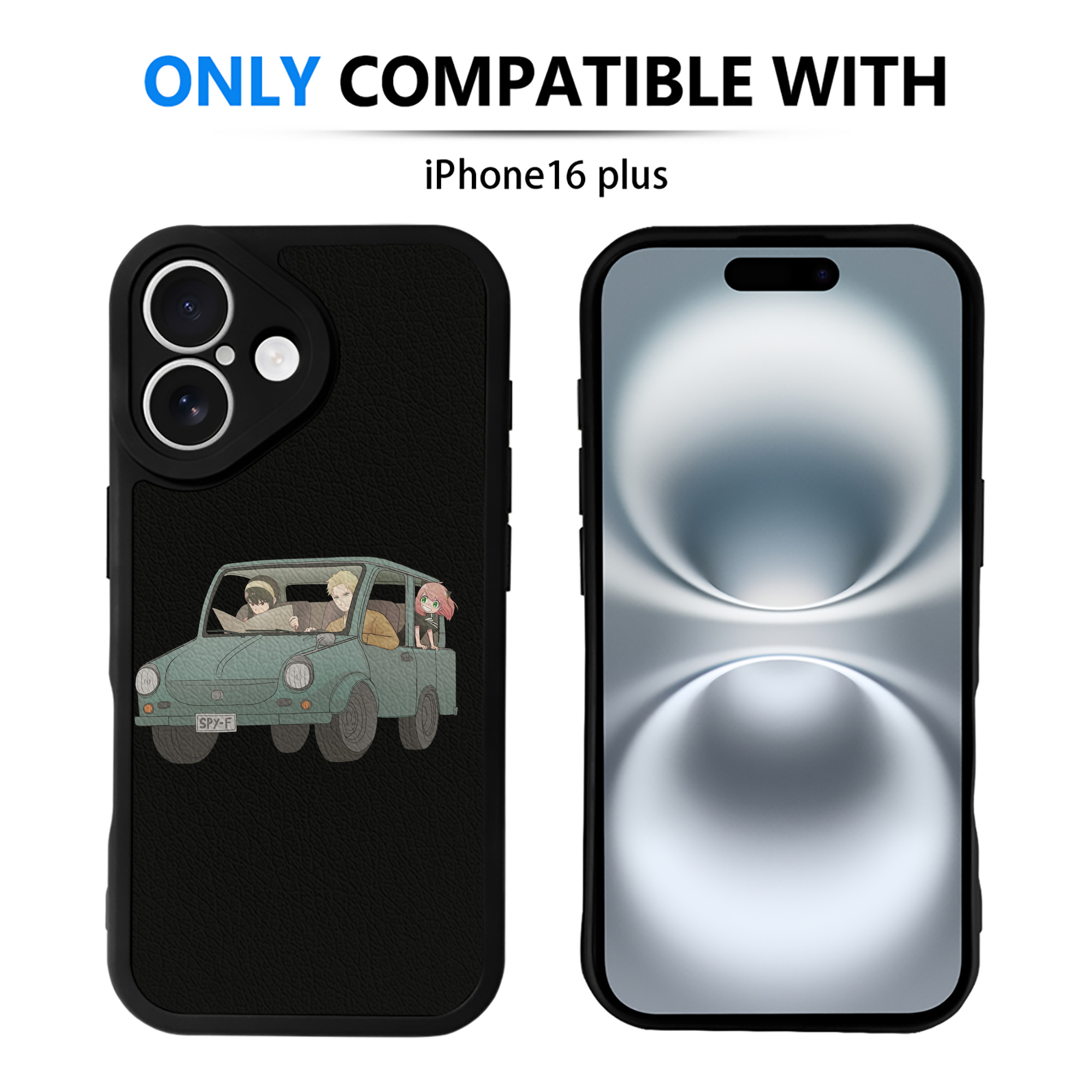 （画像用） SPY×FAMILY间谍家家酒 【iPhone 16シリーズ対応】シリコンスマホケース（レザー調） 材質：シリコン